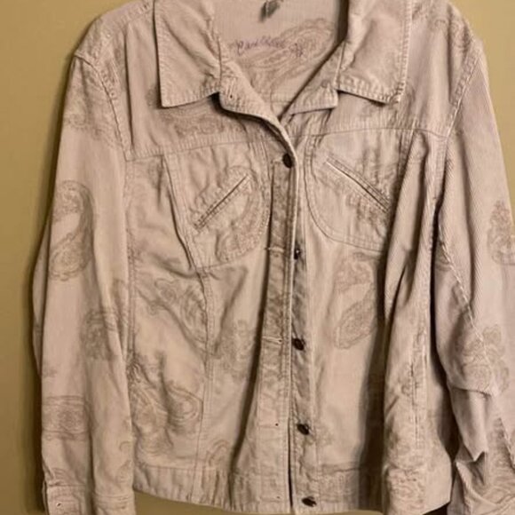 Beige Caribbean Joe Suede Jacket - Picture 1 of 2